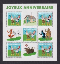 France-2007-Timbre pour Anniversaires-Feuillet Yvert n°112 Neuf**