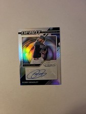 2021 Prizm Baseball Bobby Bradley Debut Signatures Autograph Prizm SD6093