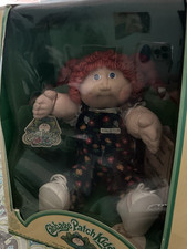 Cabbage Patch Kids Play Doll Red Curly Hair w...