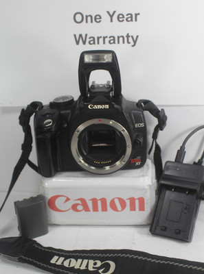 1yrWarranty Canon EOS 350 Rebel XT Digital Camera Body + Charger + battery