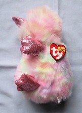 PETUNIA the PASTEL TIE-DYE PLATYPUS Ty 6 " Easter Beanie Boos - NEW - MINT TAGS