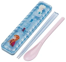 Skater CCS3SAD-A Disney Frozen x Nakagawa Shoko Girls Chopsticks and Spoon Set