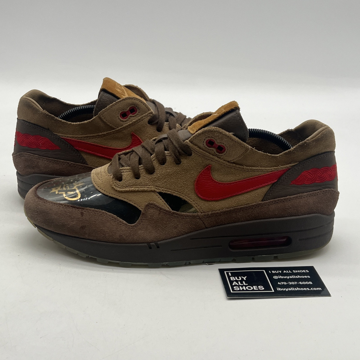 Size 11 - Nike CLOT x Air Max 1 Kiss Of Death CHA (DD1870 Size 11 - Nike CLOT x Air Max 1 Kiss Of Death CHA (DD1870
