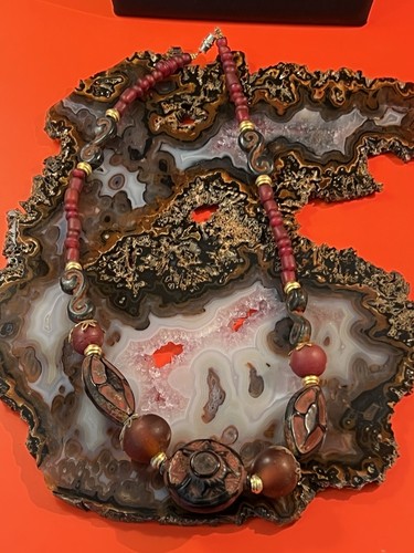 SUPERBE COLLIER ANCIEN / vintage BIJOUX ancien vintage - Photo 1 sur 9