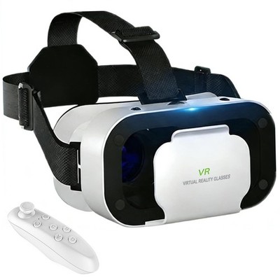 Virtual Reality Headset for with Controller, 3D VR Glasses Adjustable VR Virt...