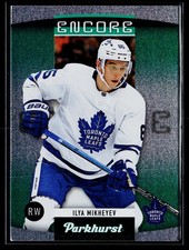 2020-21 Parkhurst #E-9 Ilya Mikheyev Encore Gold Toronto Maple Leafs