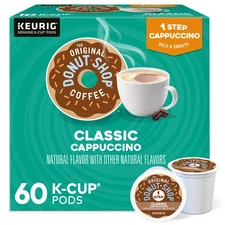 2 x - The Original Donut Shop One-Step Classic Cappuccino, Keurig Single-Serve