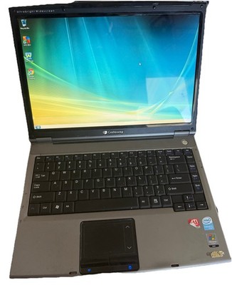 Gateway W340UI Laptop - Intel Celeron M | No HDD | Charger & Battery Included