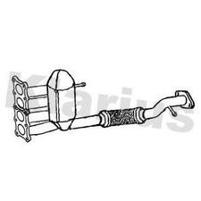 Klarius Type Approved Manifold Catalytic Converter for Mazda 2 1.5 2014-Present