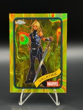 2025 Topps Chrome Marvel - Yellow Lava Refractor - Valkyrie - #187