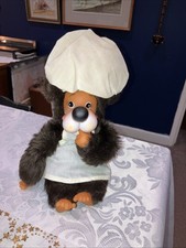 Vintage Monchhichi / Chic-a-boo Doll – Chef- Thumb Sucking Plush Toy 80s