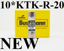 KTK-R-20 10 in box Bussmann KTK-R-20  KTK-R-20 20 Amp 600V Fast-Acting Fuses