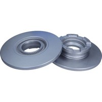 2X Quaro QD9697 Bremsscheibe FüR Ford Transit V363 FAD FBD FCD FDD FED FFD