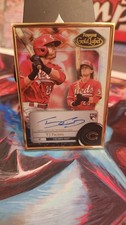 2022 Topps Gold Label - Framed Autographs T.J. Friedl #FA-TF (AU, RC)