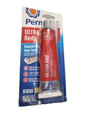 Permatex 3 oz High Temp Red RTV Silicone Gasket Maker 81630 Genuine OEM