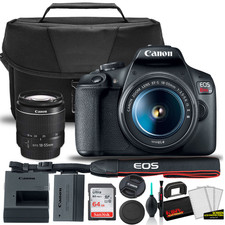 Canon Rebel T7 DSLR Camera W/ 18-55mm Lens + ...