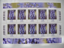 Zehnerbogen 120cent Traubenhyazentie #3447 postfrisch
