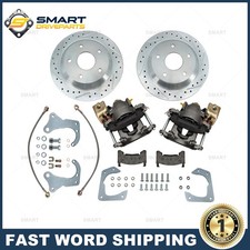 For Gm 7.5 Inch 10 Bolt Bolt-on Rear Disc Brake Conversion Kit E Brake Calipers