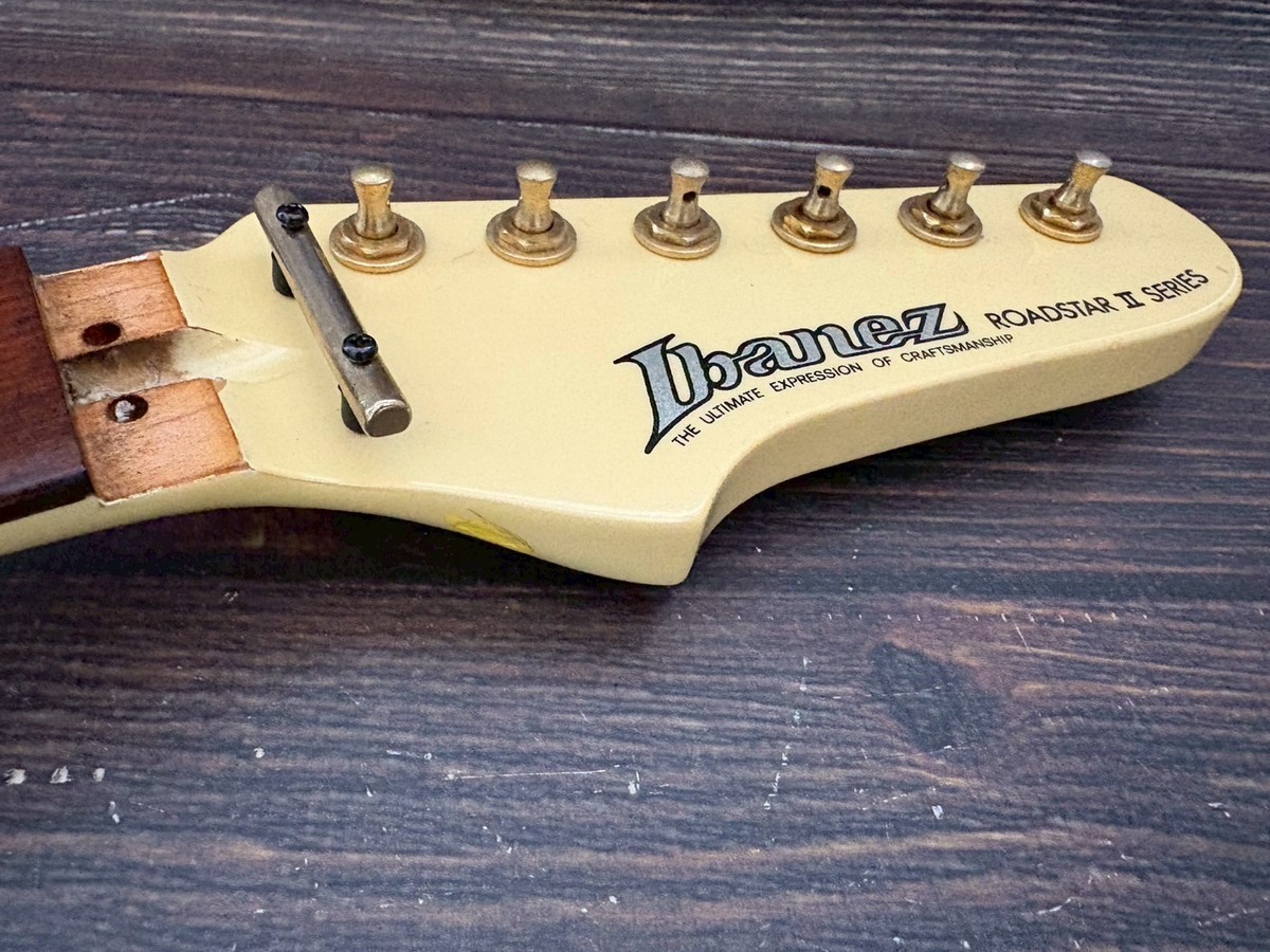 1984 Ibanez RS520 ROADSTAR II Neck 24F White Made in Japan Rod Nut