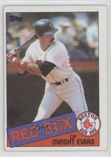 1985 Topps Dwight Evans #580 0j1w
