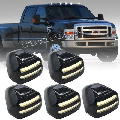 LED Cab Roof Marker Running White Lights For 1999-2016 Ford F250 F350 Super Duty