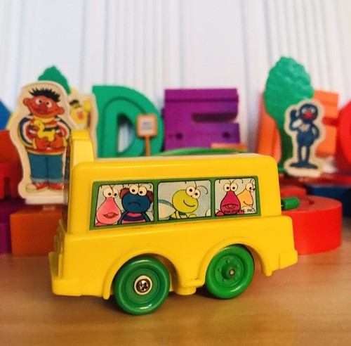 1988 Sesamstraße Alphabet Roadway, 99% komplett, Doodlebug Bus funktioniert nicht - Bild 9 von 18
