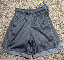 NEW - DSG Boy's Dark Gray Basketball Shorts Youth Small 8-9