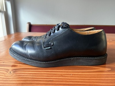 Red Wing Men's Postman Oxford 101 Black Leather Cushion Sole Size