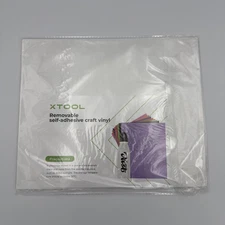 xTool Removable Self-Adhesive Craft Vinyl Sheets – Multi-Color Pack for DIY Deca