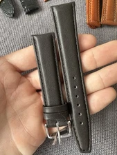 Vintage Watch Strap 18 mm  Leather Nos Top Quality V65