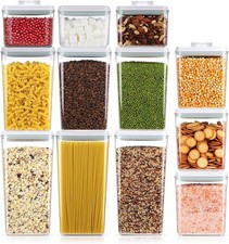 12 Pcs Pop Food Storage Containers Airtight Food Storage Containers Set