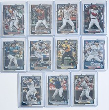 2024 Bowman Chrome Mojo & Base Rookies - Rafaela, Luciano (11 Card Lot)