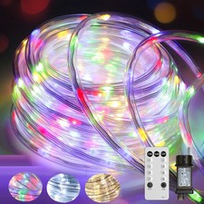 LED Lichtschlauch Lichterkette Strom Lichterschlauch Garten Außen Innen Party DE