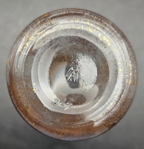 Vintage Georges Briard? Hazel Atlas Gold Oil & Vinegar Glass Cruets MCM - Picture 13 of 17