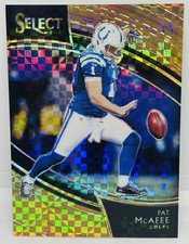 2018 Select Pat McAfee Bronze RARE /75 Checkerboard Insert HOF IND Colts WVU