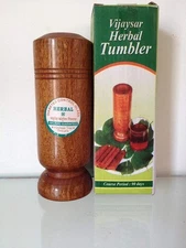Pterocarpus Marsupium Ayurvedic Herbal Vijaysar Wood Tumbler Glass