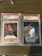 Lot of (2) PSA Slabs Baseball Jordan Swagerty Jeremy Jeffress
