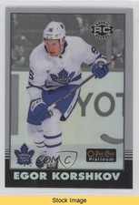 2020-21 O-Pee-Chee Platinum Retro Rookies Rainbow Egor Korshkov #R-66 READ 9on