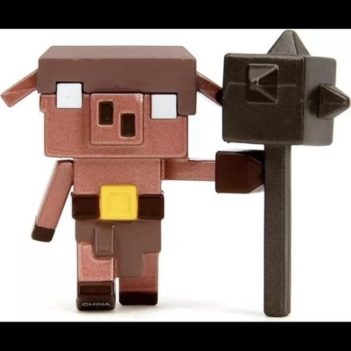 Jada Minecraft Legends Metalfigs Piglin Mace Runt 2.5 Inch Figurine New In Box