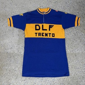 Vintage Cyclisme Maillot Jersey Maillot Laine Vélo S 50s Vittore