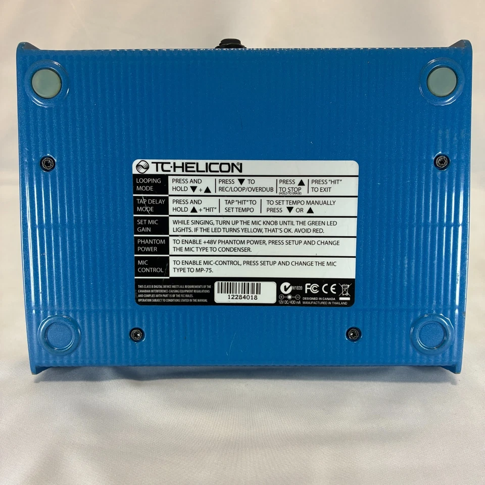 TC-Helicon VoiceLive Play Vocal Harmony Multi-Effects Processor Blue - Image 3 of 4