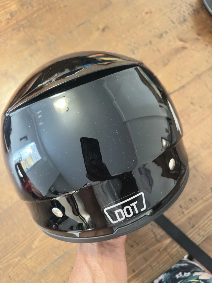 HJC Cruiser Half Face Street Motorcycle Helmet Black - Image 3 of 4