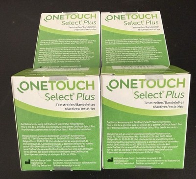 OneTouch Select Plus Blutzucker-Teststreifen, 4x50