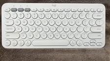 Logitech K380 Wireless Bluetooth Multi-Device Keyboard for MAC WHITE 