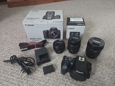 Canon EOS 250D 24.1MP Camera, Plus 3 Lenses 
