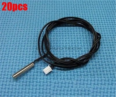 20Pcs Sample 10K 1% 3950 Thermistor Temperature Sensor 1M Ntc Waterproof Accur pq