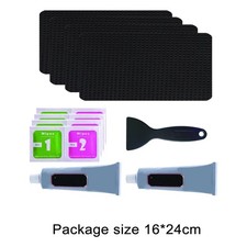 Trampoline Repair Kit with Glue Fixing Parts Trampoline Mat Tear Accessories Rep
