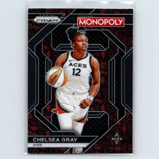 2024 Panini Monopoly Prizm WNBA Chelsea Gray #WNBA12 Classic Red Icons Aces