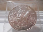 1Troy oz .999 fine silver round coin features prospector design