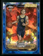 Johnny Furphy 2024-25 Topps Chrome Sapphire #139 Rookie Indiana Pacers